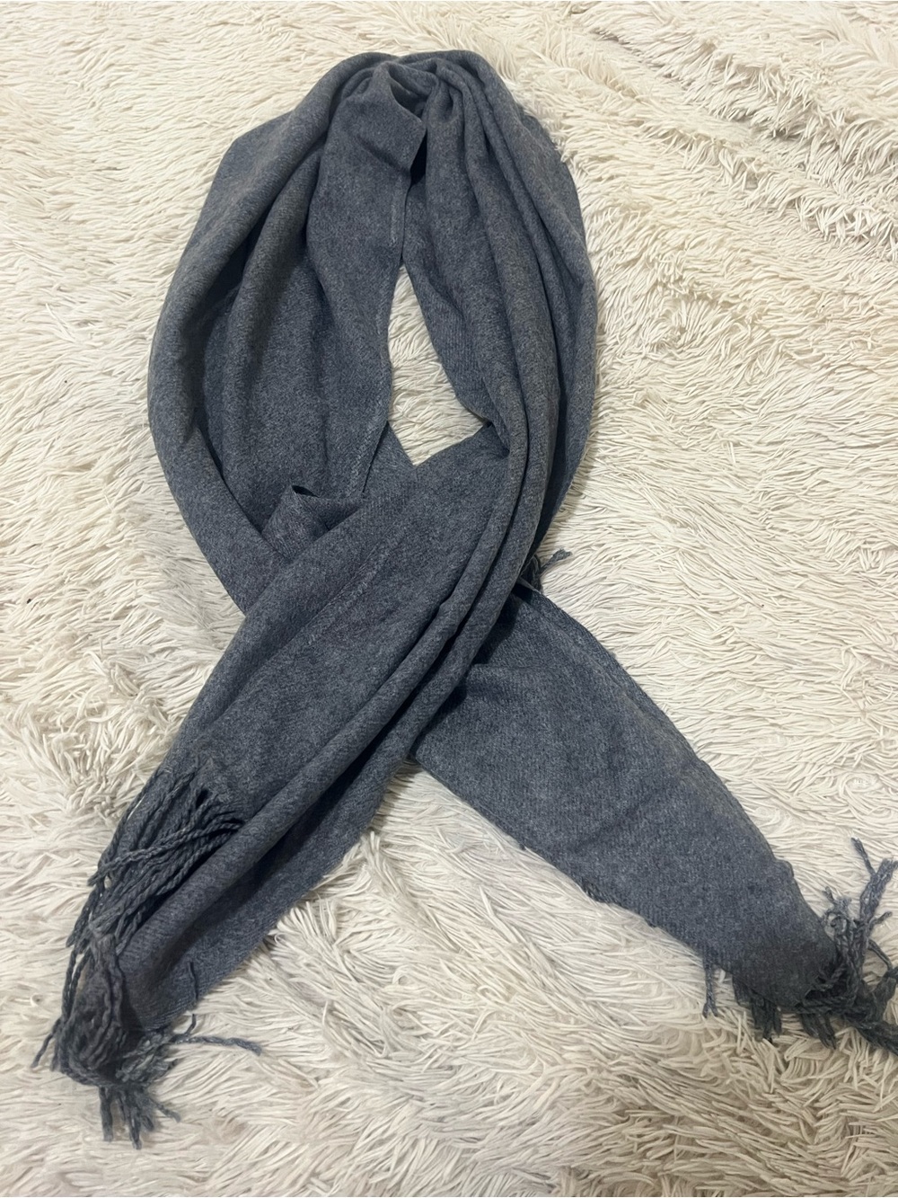 Classic Gray Women's Cashmere-Feel Scarf